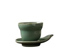 IMEITE Tasses À Matcha Tasse de dégustation thé en céladon au four Yue, service céramique vintage chinois, for maître, simple, zen Service À Thé Avec Infuseur