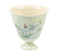 IMEITE Tasses À Matcha Tasse de Kung Fu Wen Xinlan peinte à la main, tasse maître, unique, thé grande valeur for femmes, gobelet pastoral chinois Service À Thé Avec Infuseur