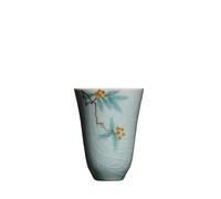 IMEITE Tasses Matcha Tasse à café de voyage Ice Crack Céladon Tasse à thé Kung Fu Ensemble de thé Tasse parfumée pour la maison Tasse à thé en céramique unique pour bureau Ensemble de thé avec