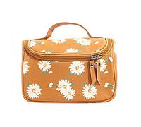 IMEITE Trousse De Maquillage Multifonctionnel Voyage en Plein Air Dames Cosmétique Sac De Toilette Sac De Rangement en Cuir Cosmétique Sac Portable Trousse De Toilette Organiseur De Parfum(06)
