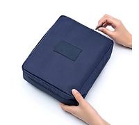 IMEITE Trousse De Maquillage Portable Cosmétique Sac en Plein Air Dames Quotidien Cosmétique Sac Articles De Toilette De Stockage Cosmétique Sac Convient for Les Voyages Organiseur De Parfum(D)