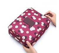 IMEITE Trousse De Maquillage Sac Cosmétique Portable Sac Cosmétique Extérieur Dames Sac Cosmétique De Stockage De Toilettes Convient for Les Voyages Quotidiens Organiseur De Parfum(E)