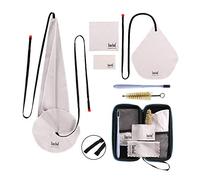 Imelod Kit de nettoyage pour saxophone avec étui pour clarinette alto, ténor, flûte avec chiffon de nettoyage pour saxophone, brosse pour embouchure(Gris Foncé)