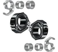 iMESOTU Crochet de Guidon de Moto, 5KG, Crochet Pliable en Alliage D'aluminium, Libération Rapide pour Vélo, Vélo électrique, Scooter 22-25,4-28,6 mm, Guidon pour Casque/Sac de Courses (1 lot)