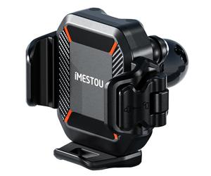 iMESTOU Support de Téléphone Anti-Vibration pour Moto, Support de Téléphone Boule de 2,5 cm pour Téléphones de 4,7"-7.2" jusqu'à 15mm D'épaisseur, Convient pour RAM B Size/iMESOTU/Autres Bras