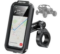 iMESTOU Support de Téléphone étanche pour AVT avec Adaptateur de Fixation pour AVT UTV 1,5''/1,75''/1,85''/2''/2,1'', Convient pour Les Smartphones de 5,5"-6,8"(Taille L)