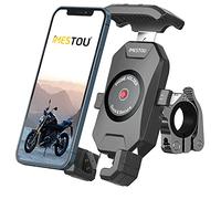 iMESTOU Support de téléphone pour Bicyclette avec Base de Montage en Aluminium sur Le Guidon, Installation sans Outil pour Les Smartphones de 4,0-7,0".