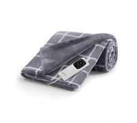 Imetec 16775B Adapto Couverture Chauffante Plaid 150x95cm Velours Tartan