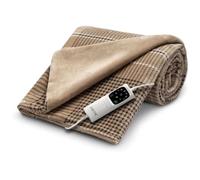 Couverture Chauffante - Imetec - Plaid chauffant 180x140 cm - 6 Températures - Technologie Anti Surchauffe Adapto - Lavable