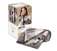IMETEC 26209 Plaid Chauffant Adatto Plus Velours Géométrique 180x140cm