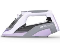 Imetec Fer à repasser Intellifast 2400W Plaque Ceramic Diamond Réglage auto vapeur Anticalcaire