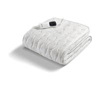 Imetec Couverture Chauffante Électrique Simple Blanche En Coton