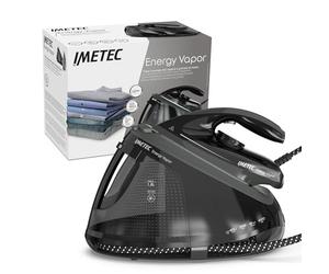 Imetec Fer à Repasser Vapeur Energy Vapor - Fer À Vapeur Léger 2400 W, Pompe 6,5 Bars - Centrale Vapeur avec Dispositif de Nettoyage - Débit Vapeur 400 g/min - Réservoir 1,8 L