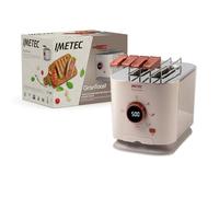 Imetec Grille-pain XL 2 tranches Grantoast - pinces coulissantes, 7 niveaux, acier inoxydable