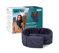Imetec Heat on The Go Puffer Scarf - Écharpe chauffante sans Fil 3 températures - Une Chaleur Extraordinaire pour Le Cou et Les cervicales, sans Fil, Rechargeable avec Batterie Externe (Non Incluse)