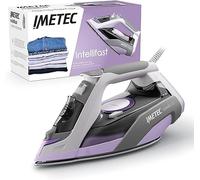 Imetec Intellifast Fer à Repasser Vapeur - Fer Vapeur 2400 Watts Avec Plaque Ceramic Diamond, Technologie Intelli System, Réglage Automatique de Vapeur & Température + Triple Protection Anticalcaire