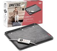 Imetec Intellisense Chauffe Pieds Électrique 52x54 cm - Tissu Doux Sherpa, 5 Températures, Arrêt Automatique - Sécurité Electro Block Anti Surchauffe, Chauffage Rapide, Housse Lavable en Machine