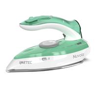 Imetec Nuvola Fer à repasser à sec ou à vapeur Semelle en acier inoxydable 1000 W Couleur aqua, Blanc