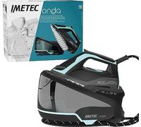 Imetec Onda P1 Fer électrique Générateur de Vapeur, Plaque à Ondes Coulissantes Brevetée, 2400W, Jet Vapeur 300 g, Réservoir 2,5L, 3 Filtres avec Ions d'Argent, Technologie No Stop Vapor