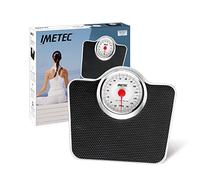 Imetec Pro, Pèse-personne analogique, détecte le poids de manière claire et fiable, plate-forme antidérapante, charge maximale 150 kg, division 1 kg, fonctionnement mécanique