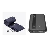 IMETEC Puffer Scarf Sciarpa riscaldabile elettrica Blu