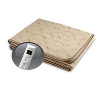 Imetec - Surmatelas Chauffant - Chauffe-lit Pour Lit Double 150 x 80 cm - 2 Commandes avec 2 Températures, Tissu Matelassé, Lavable À La Main et en Machine à 30 °C - Fabriqué en Italie
