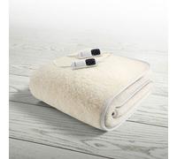 IMETEC 16634A Couverture Chauffante Double Adapto 6 Temp 100% Laine Mérinos