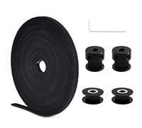 iMetrx Kit de Courroie Crantée Gt2 10mmx5 m + clé hexagonale, pour imprimante 3D fermée,axe X+Y,courroie de distribution pour Ender 3/CR 10/Prusa I3 3D Printers et machines CNC