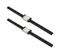 IMETRX Lot de 2 guidages linéaires de 400 mm en acier avec blocs coulissants MGN12 pour imprimante 3D et machine CNC (type H)
