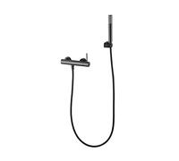 Imex BDM039-5BGM Ensemble de mitigeur de douche à main en laiton série Monza Black Gun Metal/Couleur gris foncé satiné