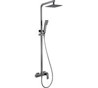 IMEX BDP048/BGM PISA Conjunto Ducha Monomando Black Gun Metal
