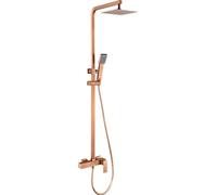 IMEX BDP048/ORC PISA Conjunto Ducha Telescópico Oro Rosa Cepillado