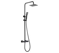 IMEX BTAR025/NG ART Conjunto Ducha Telescópico Negro Mate