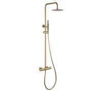 IMEX BTG053/OC GÉNOVA Conjunto Ducha Telescópico Oro Cepillado