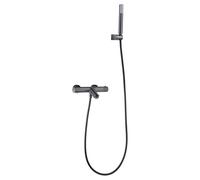 IMEX BTM039-4BGM MONZA Kit Baño/Ducha Termostatico Black Gun Metal