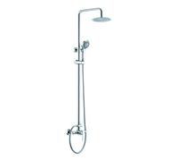 IMEX - Colonne barre de douche Roma Ensemble mitigeur série Roma Chromé/argenté - BDR001