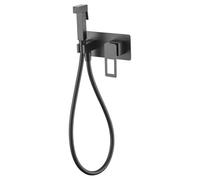 IMEX - Douche hygiénique encastrée - Robinet Bide Mitigeur encastré pour WC - Série Suède Noir Mat BDC032-5NG