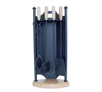 IMEX EL ZORRO, 12026-N - ENSEMBLE DE CHEMINÉE OVALE 4 PIÈCES (NOIR)