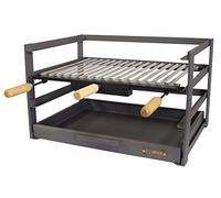 IMEX El Zorro 71479.0 tiroir Barbecue avec grille, noir, 72 x 41 x 35 cm