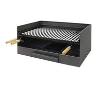 IMEX EL ZORRO 71514 Bac avec Plaque en INOX pour Barbecue 61 x 40 x 33 cm