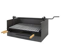 IMEX EL ZORRO 71517 Tiroir pour Barbecue avec Broche et Grille en Acier Inoxydable 50 x 40 x 33 cm
