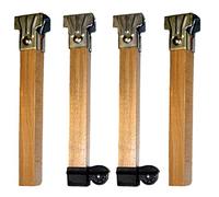 Imex El Zorro 81407 Lot de 4 Pieds pour sommier avec roulettes