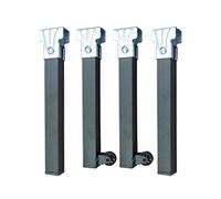 IMEX El Zorro 81414 - Jeu 4 pieds sommier avec roulettes, 250x35x35 mm