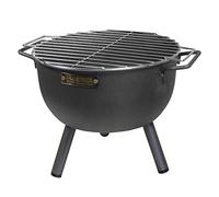 IMEX EL ZORRO Barbecue Charbon Grill Bureau Ronde Noir (Ø 30 x 28 cm)