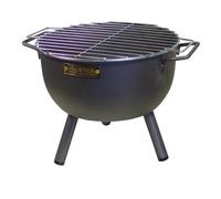IMEX EL ZORRO Barbecue Charbon Grill Bureau Ronde Noir (Ø 30 x 28 cm)