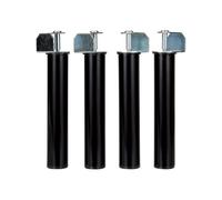 Imex El Zorro Métal, Neutre, Hauteur 270 mm, Ø50 mm, Set 4 Pieds de Canapé
