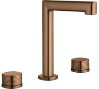 Imex Firenze Robinet de lavabo en laiton brossé avec eau froide et chaude