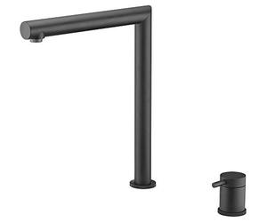 Imex GCE018/NG Robinet mitigeur de cuisine pliable pour fenêtre avant Noir mat