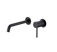 IMEX GLM039/NG MONZA Robinet Mitigeur Lavabo Salle de Bain Encastré Noir Mat