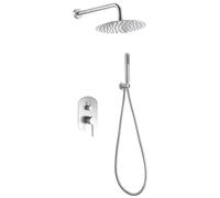 IMEX GPK034 MOSCU Conjunto De Ducha Empotrado Monomando Acero